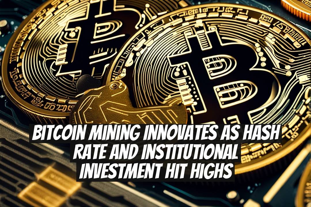 Bitcoin Mining Innovates as Hash Rate and Institutional Investment Hit Highs