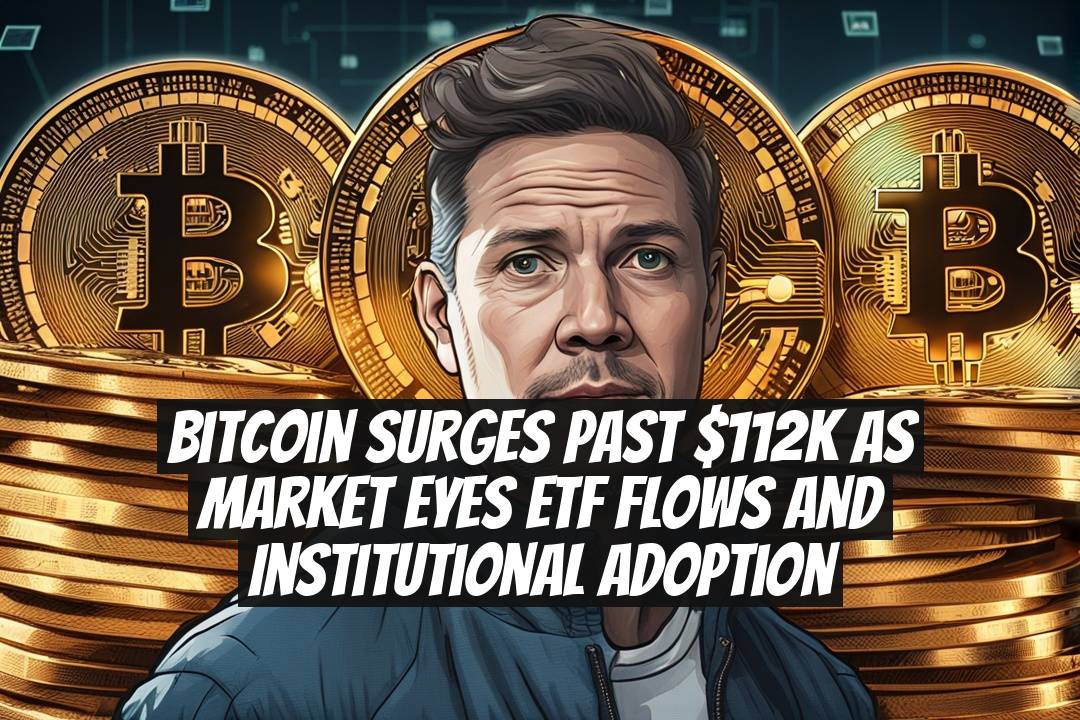 Bitcoin Surges Past $112K as Market Eyes ETF Flows and Institutional Adoption