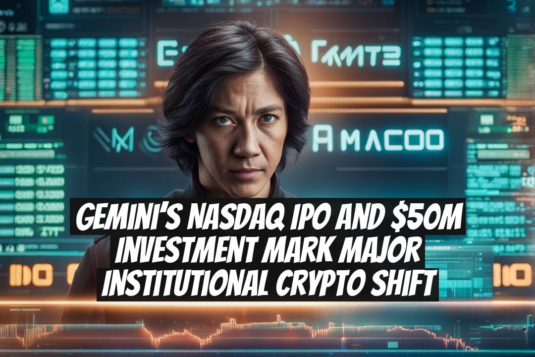 Gemini’s Nasdaq IPO and $50M Investment Mark Major Institutional Crypto Shift