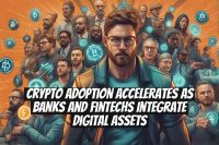 Crypto adoption accelerates as banks and fintechs integrate digital assets