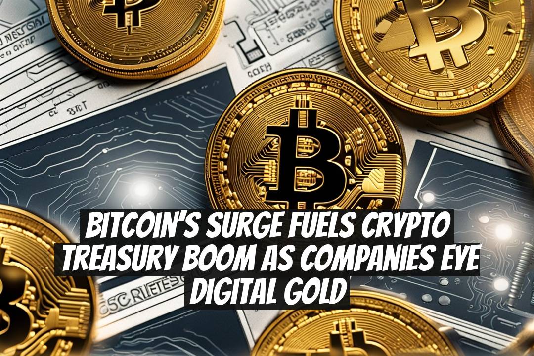 Bitcoin’s Surge Fuels Crypto Treasury Boom as Companies Eye Digital Gold