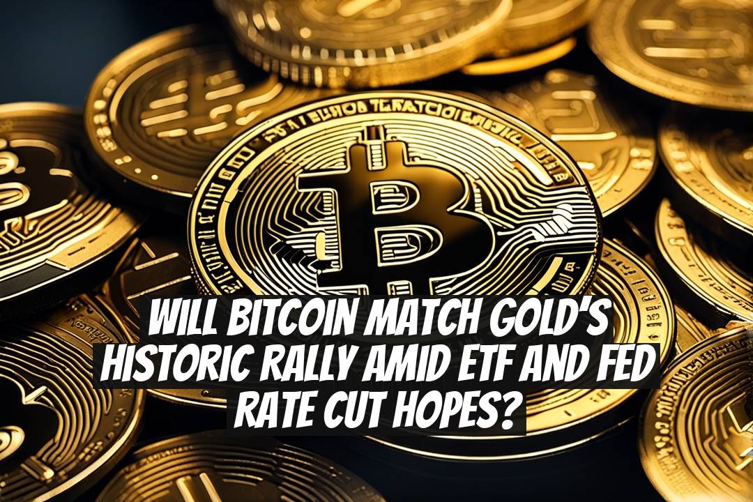 Will Bitcoin Match Gold’s Historic Rally Amid ETF and Fed Rate Cut Hopes?