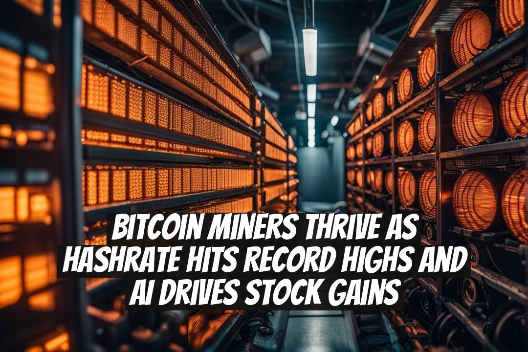 Bitcoin Miners Thrive as Hashrate Hits Record Highs and AI Drives Stock Gains