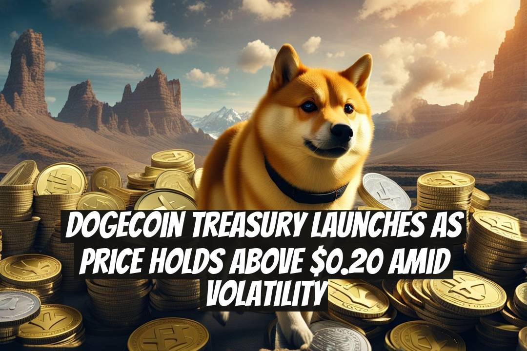 Dogecoin Treasury Launches as Price Holds Above $0.20 Amid Volatility