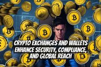 Crypto exchanges and wallets enhance security, compliance, and global reach
