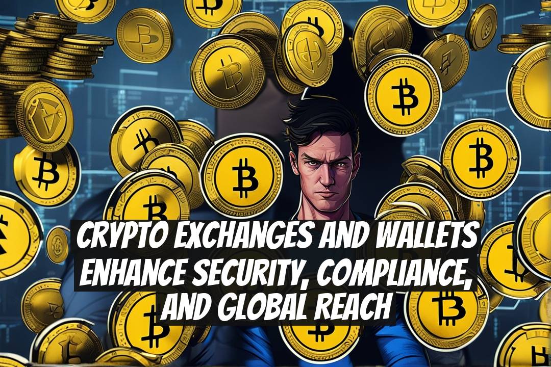 Crypto exchanges and wallets enhance security, compliance, and global reach