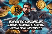 How are U.S. sanctions and global enforcement shaping crypto crime responses?