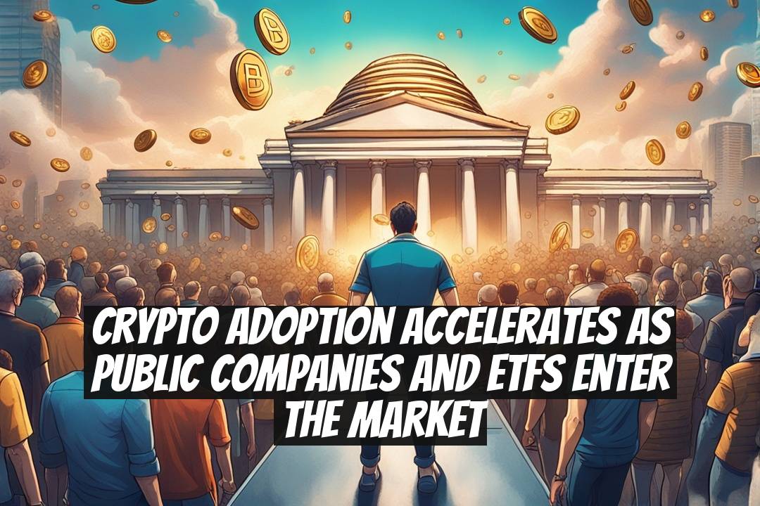 Crypto Adoption Accelerates as Public Companies and ETFs Enter the Market