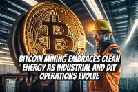 Bitcoin Mining Embraces Clean Energy as Industrial and DIY Operations Evolve