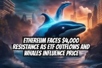 Ethereum Faces $4,000 Resistance as ETF Outflows and Whales Influence Price