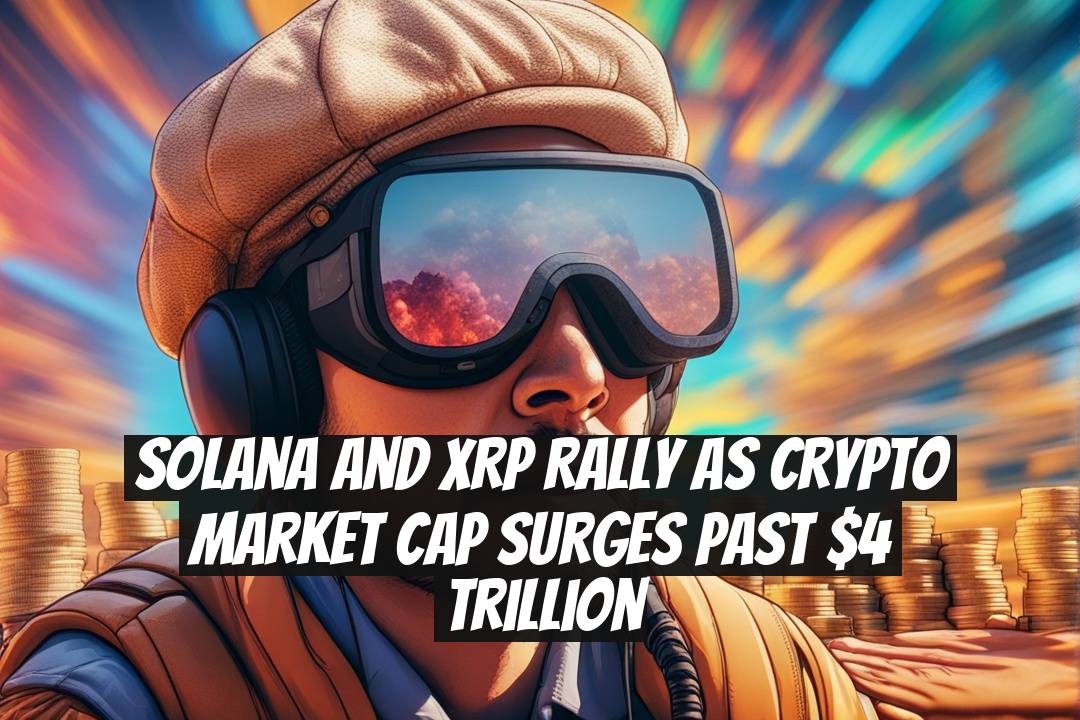 Solana and XRP Rally as Crypto Market Cap Surges Past $4 Trillion