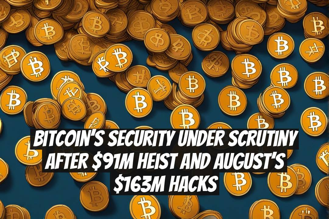 Bitcoin’s Security Under Scrutiny After $91M Heist and August’s $163M Hacks