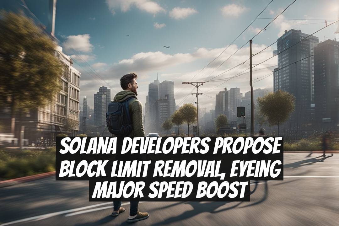 Solana Developers Propose Block Limit Removal, Eyeing Major Speed Boost