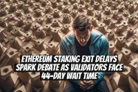 Ethereum staking exit delays spark debate as validators face 44-day wait time