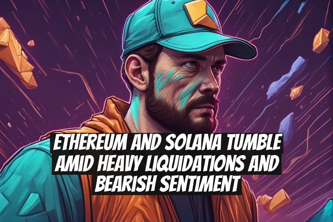 Ethereum and Solana tumble amid heavy liquidations and bearish sentiment