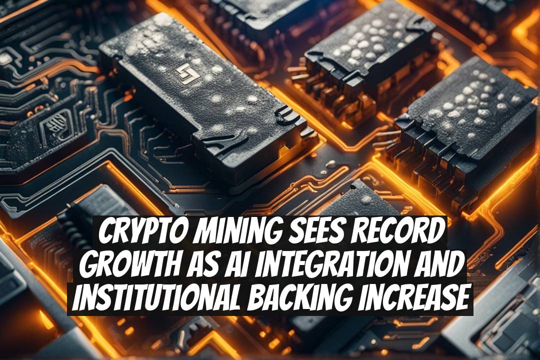Crypto Mining Sees Record Growth as AI Integration and Institutional Backing Increase