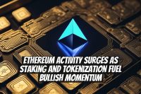 Ethereum Activity Surges as Staking and Tokenization Fuel Bullish Momentum
