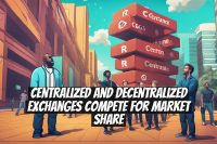 Centralized and Decentralized Exchanges Compete for Market Share