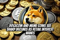 Dogecoin and meme coins see sharp declines as retail interest wanes