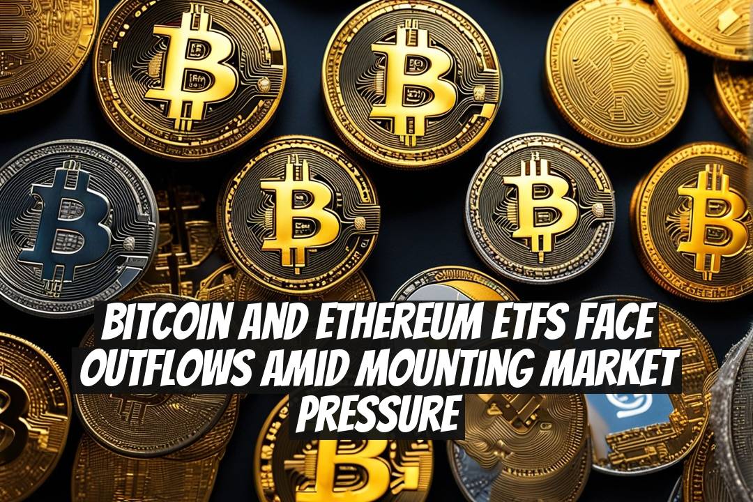 Bitcoin and Ethereum ETFs Face Outflows Amid Mounting Market Pressure
