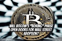 Will Bitcoin’s “Boring” Phase Open Doors for Wall Street Adoption?
