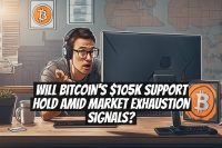 Will Bitcoin’s $105K Support Hold Amid Market Exhaustion Signals?