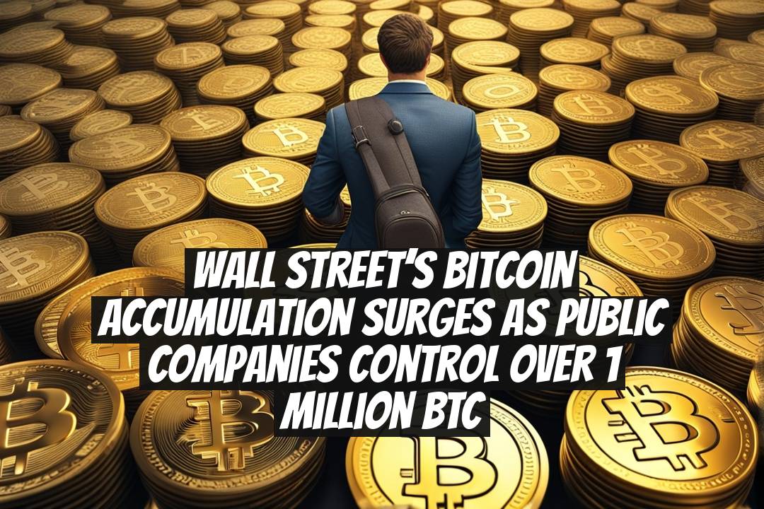 Wall Street’s Bitcoin Accumulation Surges as Public Companies Control Over 1 Million BTC