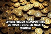 Bitcoin ETFs See Record Inflows as Fed Rate Cuts Fuel Market Optimism