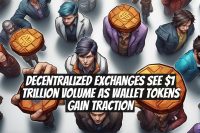 Decentralized Exchanges See $1 Trillion Volume as Wallet Tokens Gain Traction