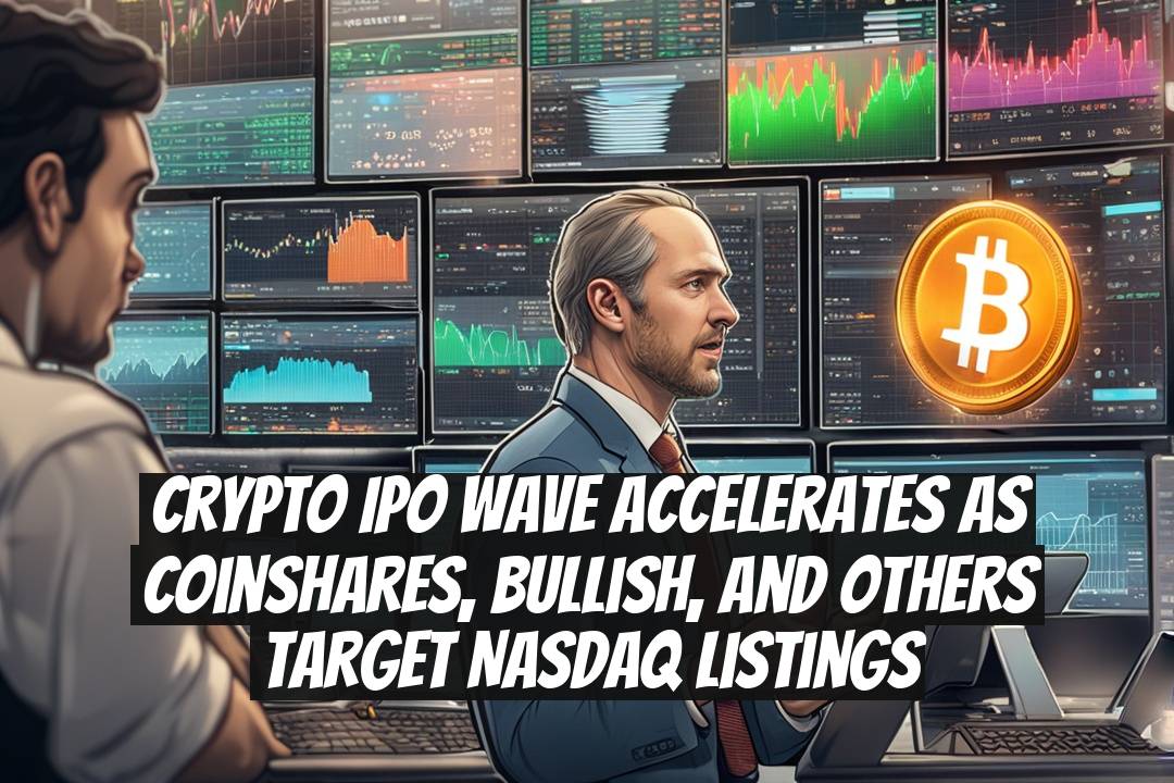 Crypto IPO Wave Accelerates as CoinShares, Bullish, and Others Target Nasdaq Listings