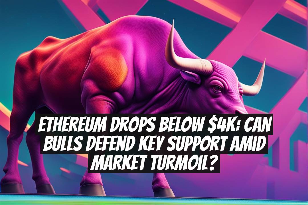 Ethereum Drops Below $4K: Can Bulls Defend Key Support Amid Market Turmoil?