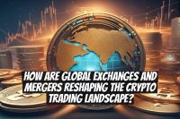 How are global exchanges and mergers reshaping the crypto trading landscape?