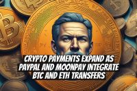 Crypto payments expand as PayPal and MoonPay integrate BTC and ETH transfers