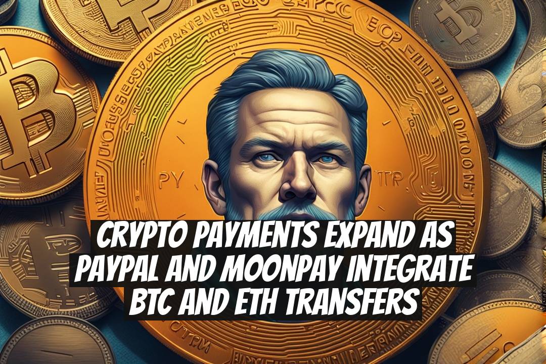 Crypto payments expand as PayPal and MoonPay integrate BTC and ETH transfers