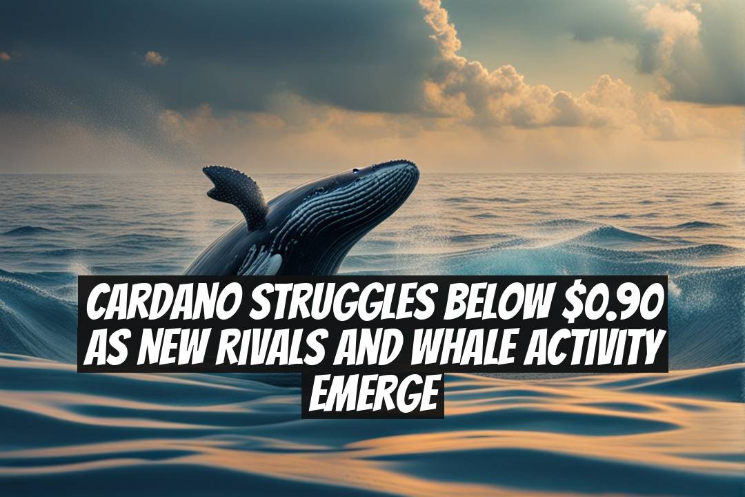 Cardano Struggles Below $0.90 as New Rivals and Whale Activity Emerge