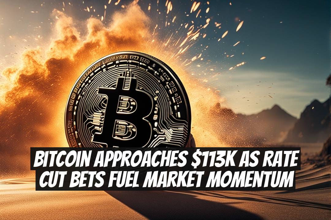 Bitcoin Approaches $113K as Rate Cut Bets Fuel Market Momentum