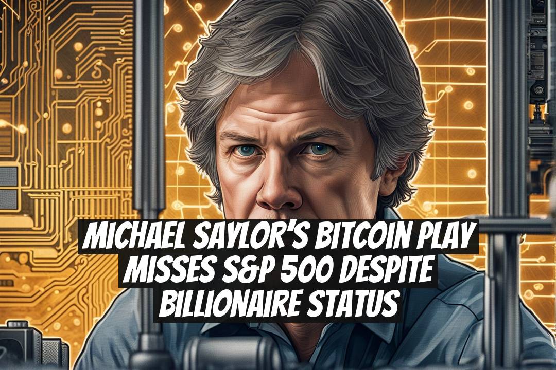 Michael Saylor’s Bitcoin Play Misses S&P 500 Despite Billionaire Status