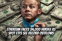 Ethereum Faces $4,000 Hurdle as Spot ETFs See Record Outflows
