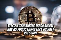 Bitcoin Treasuries Trade Below NAV as Public Firms Face Market Pressure