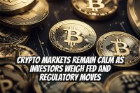 Crypto Markets Remain Calm as Investors Weigh Fed and Regulatory Moves