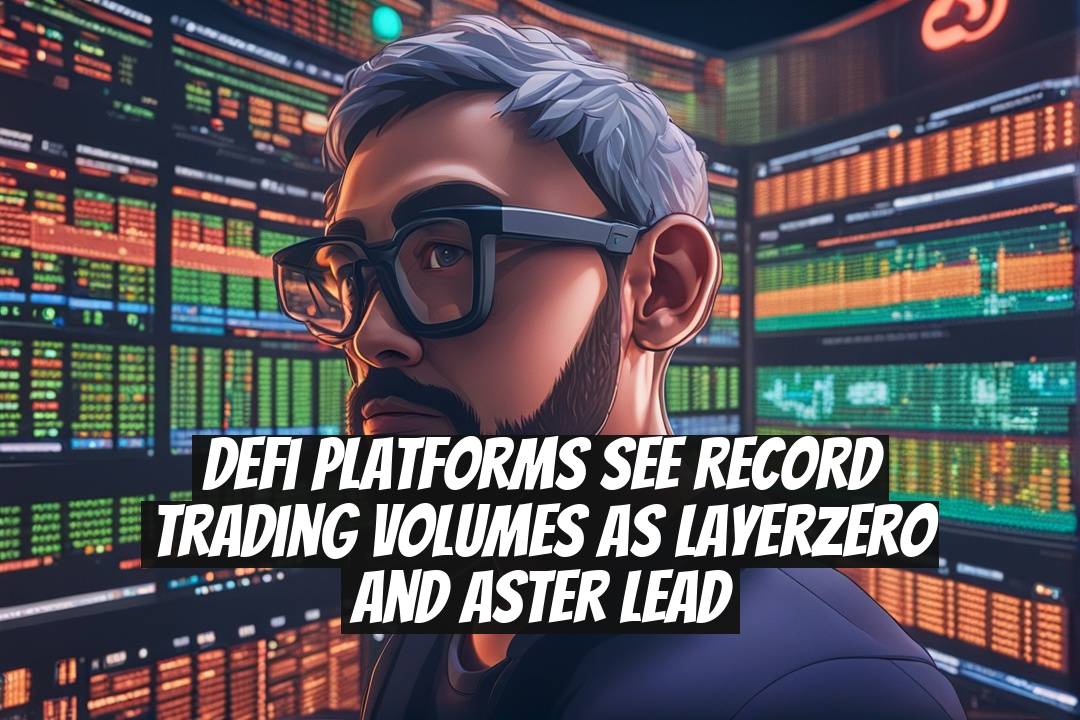 DeFi Platforms See Record Trading Volumes as LayerZero and Aster Lead