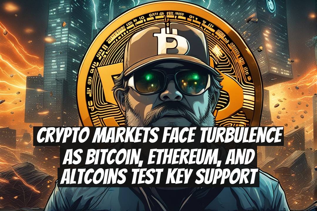 Crypto markets face turbulence as Bitcoin, Ethereum, and altcoins test key support