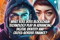 What role does blockchain technology play in advancing digital identity and cross-border finance?