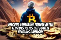 Bitcoin, Ethereum Tumble After Fed Cuts Rates but Powell Remains Cautious