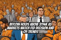 Bitcoin Holds Above $114K as Markets Watch Fed Decision and CPI Trends