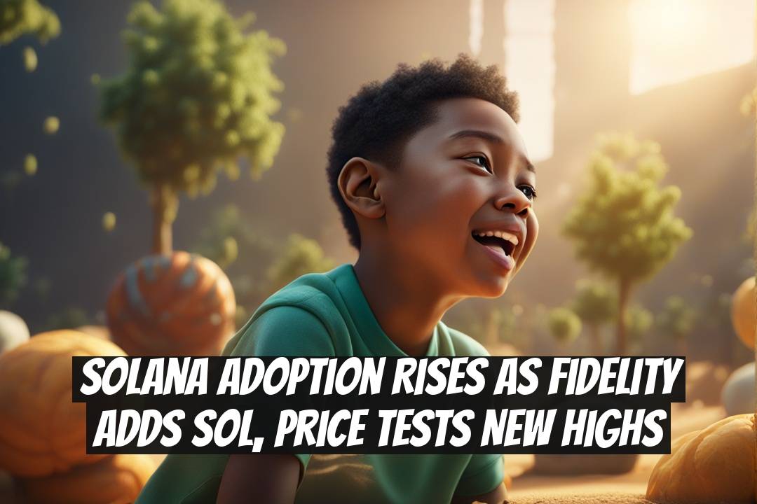 Solana Adoption Rises as Fidelity Adds SOL, Price Tests New Highs