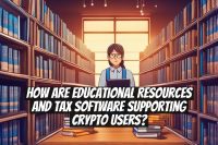How are educational resources and tax software supporting crypto users?