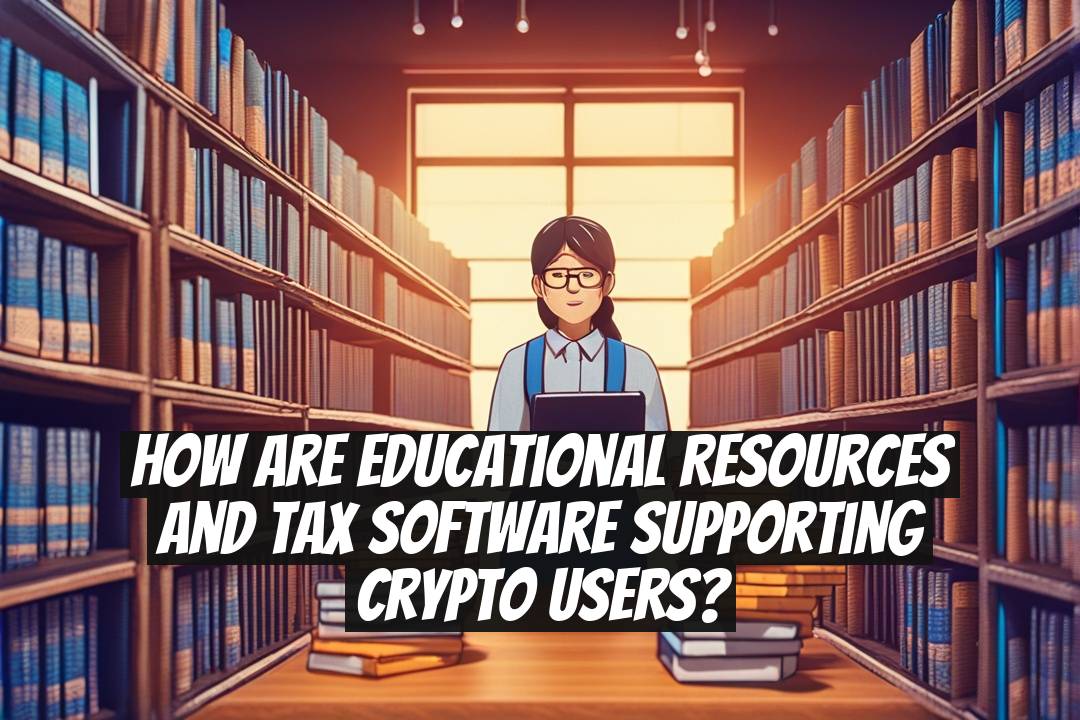 How are educational resources and tax software supporting crypto users?