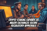 Crypto Staking Expands as Major Exchanges Secure Regulatory Approvals