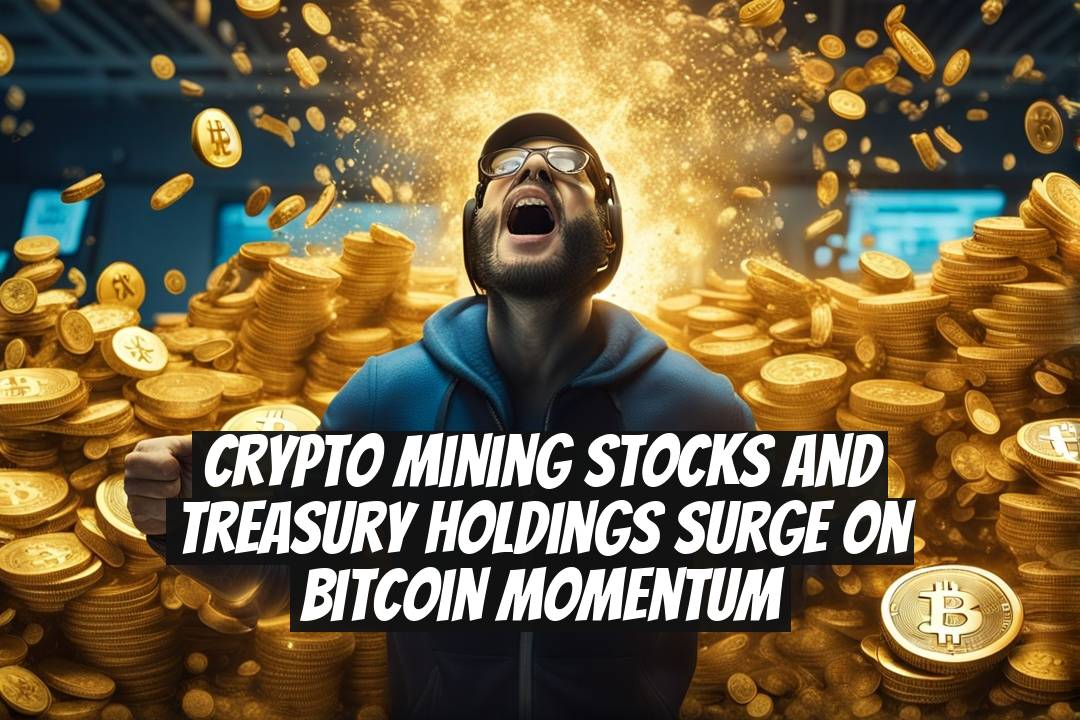 Crypto Mining Stocks and Treasury Holdings Surge on Bitcoin Momentum